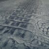 Anthracite Embossed Caiman Print Cow Side  (1.4mm 3.5oz) 20 DISCONTINUED - Image 3