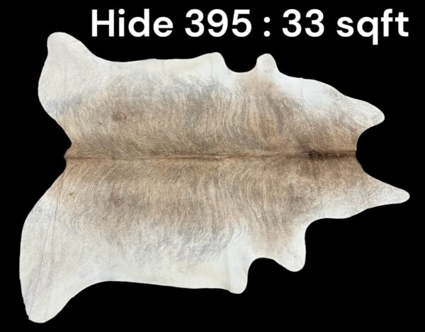 Natural Hair On Cow Hide : This Hide Is Perfect For Wall Hanging, Leather Rugs, Leather Upholstery & Leather Accessories. (Hide395)