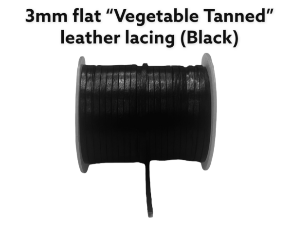 Vegetable Tanned "Flat" Leather Lacing Variants (3mm or 6mm). - Image 4