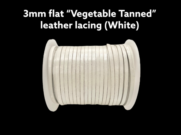 Vegetable Tanned "Flat" Leather Lacing Variants (3mm or 6mm). - Image 7