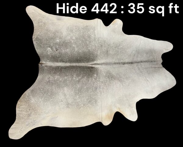 Natural Hair On Cow Hide : This Hide Is Perfect For Wall Hanging, Leather Rugs, Leather Upholstery & Leather Accessories. (Hide442)