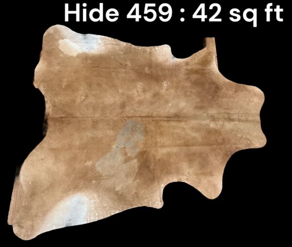 Natural Hair On Cow Hide : This Hide Is Perfect For Wall Hanging, Leather Rugs, Leather Upholstery & Leather Accessories. (Hide459)
