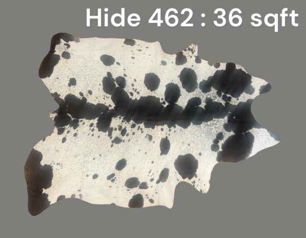 Natural Hair On Cow Hide : This Hide Is Perfect For Wall Hanging, Leather Rugs, Leather Upholstery & Leather Accessories. (Hide462)