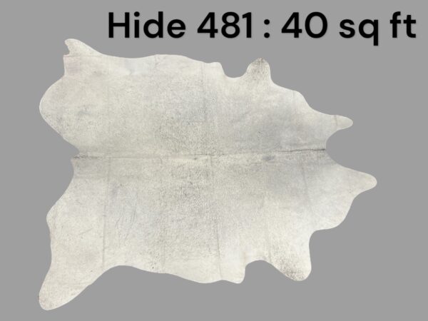 Natural Hair On Cow Hide : This Hide Is Perfect For Wall Hanging, Leather Rugs, Leather Upholstery & Leather Accessories. (Hide481)