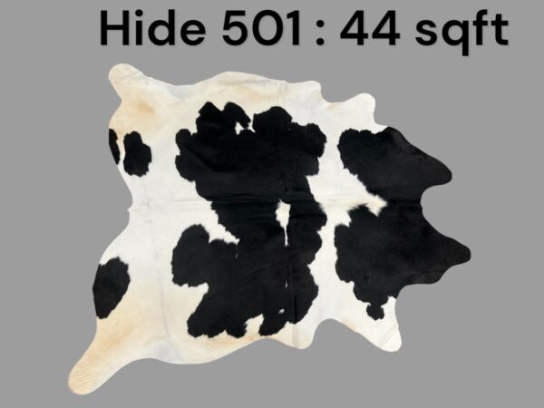 Natural Hair On Cow Hide : This Hide Is Perfect For Wall Hanging, Leather Rugs, Leather Upholstery & Leather Accessories. (Hide501)