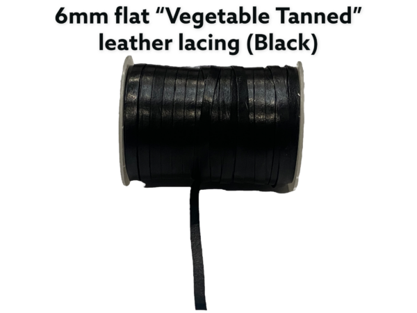 Vegetable Tanned "Flat" Leather Lacing Variants (3mm or 6mm). - Image 8