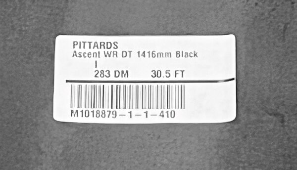 Ascent-Black, Semi-Soft Printed Grain Leather Cow Side : 1.4-1.6mm (Ex Pittards Stock) AscentWRDT1416mm Black - Image 4