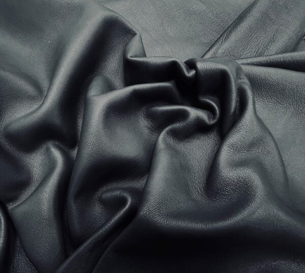 A-tan Anthracite : Goat Leather: 1.2mm (Ex Pittards Stock) - Image 3