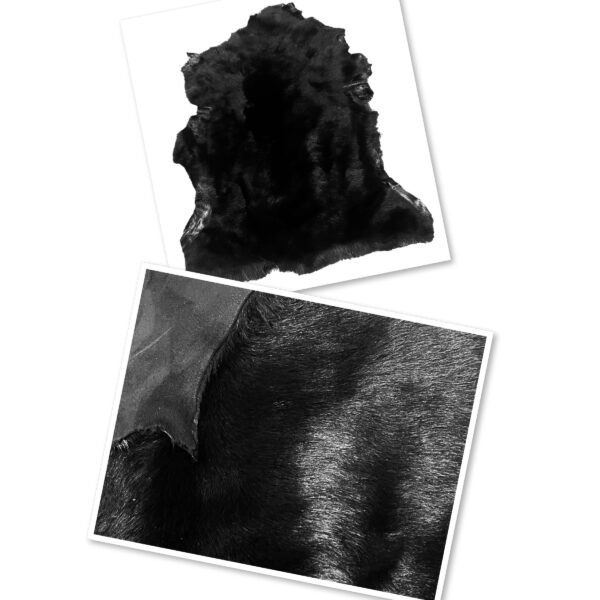 Toscana Black : 8 Piece Shearling Bundle With Suede Reverse (Ref-gh.eol)