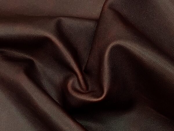 Bourbon Caramelo, Semi-Firm Printed Grain Two Toned Brown Leather Cow Side : 1.4-1.6mm (Ex Pittards Stock) - Image 3