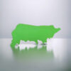 Biker Kawasaki Green, Print Assisted Leather Cow Side: (1.2-1.4mm 3oz) 29 - Image 2