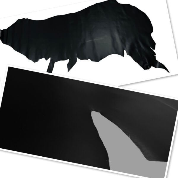 Box Black, Smooth Grain Cow Side 1.2-1.4mm 3oz (Ref-gh.eol)