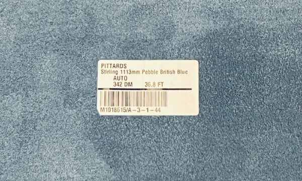 Stirling Pebble British-Blue Automotive Pebble Grain Leather Cow Hide : 1.1-1.3mm (Ex Pittards Stock) - Image 4