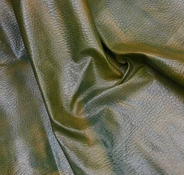 Bubble-Grain Moss : Embossed Lambskin, 0.7-0.8mm (Ex Pittards Stock) - Image 3