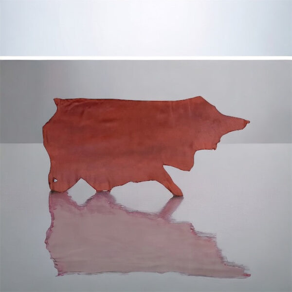 Cairo Burnt-Red : Smooth Leather Cow Sides, 1.6-1.8mm (Ex Pittards Stock) - Image 2