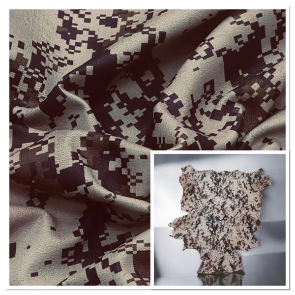 Pixel WR Camo Earth : Goat 1.0mm (Ex Pittards Stock) PixelWRCamoGoat1mm EarthAA