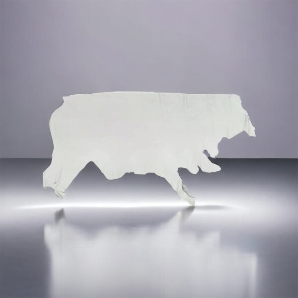 Conquest Off-White : Leather Cow Side with Mottled Finish, 1.4-1.6mm (Ex Pittards Stock) - Image 2
