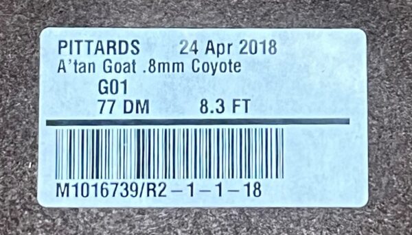 A'tan 0.8mm Coyote : Goat Leather 0.6mm (Ex Pittards Stock)A'tanGoat.8mmCoyoteAA - Image 4