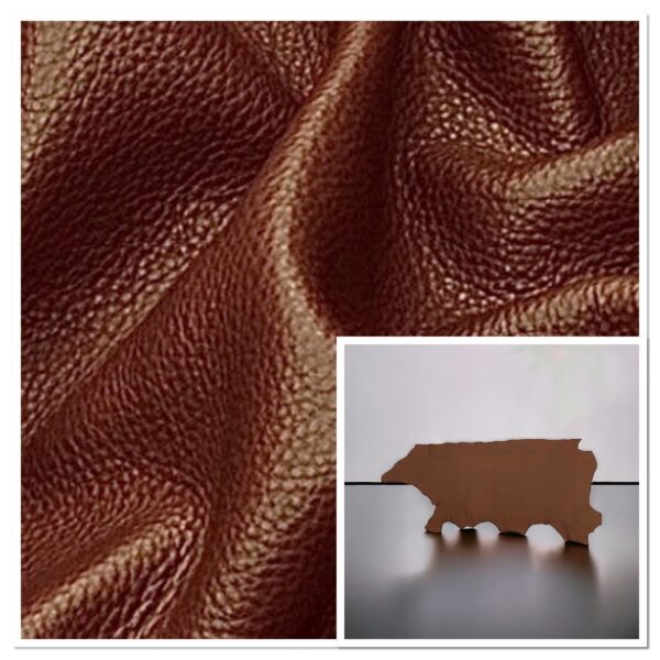 DeerCow Cognac, Leather Cow Side : (1.3-1.5mm 3.5oz) 24