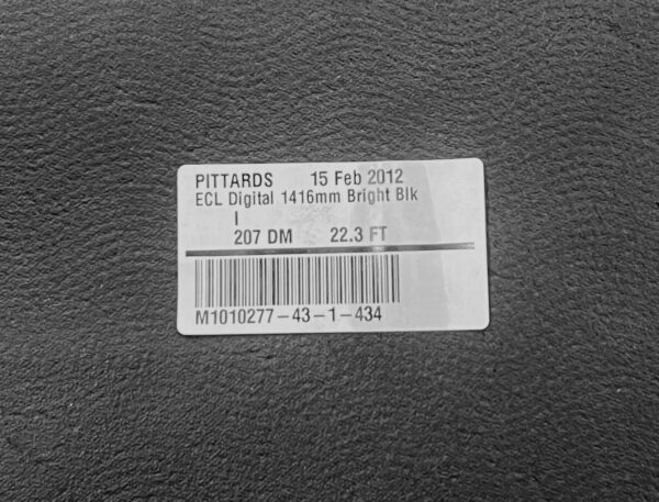 Digital Bright Black, Printed Leather Cow Side : 1.4-1.6mm (Ex Pittards Stock) 25 - Image 4