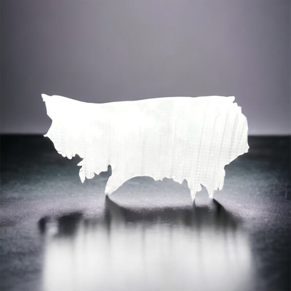 Digital Ice White, Printed Leather Cow Side : 1.4-1.6mm (Ex Pittards Stock) 25 - Image 2