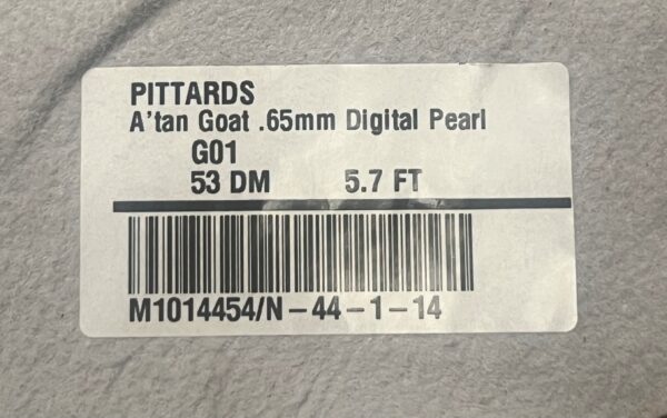 A'tan .65mm Digital Pearl : Goat Leather 0.65mm (Ex Pittards Stock) A'tanGoat.65mm DigitalPearlAA - Image 2