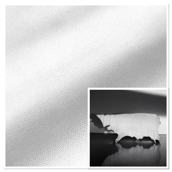 ECL Digital Silver-Black, Printed Leather Cow Side : 1.4-1.6mm (Ex Pittards Stock) 25