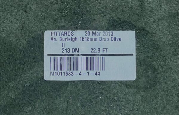 Aniline Burleigh Drab-Olive : Smooth Grain Cow Side, 1.6-1.8mm (Ex Pittards Stock) - Image 4