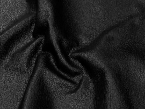 Durango Black, Soft Embossed Leather Cow Side : 1.4-1.6mm (Ex Pittards Stock) - Image 3