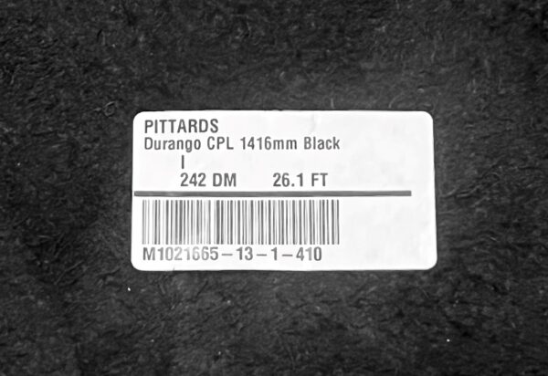 Durango Black, Soft Embossed Leather Cow Side : 1.4-1.6mm (Ex Pittards Stock) - Image 4
