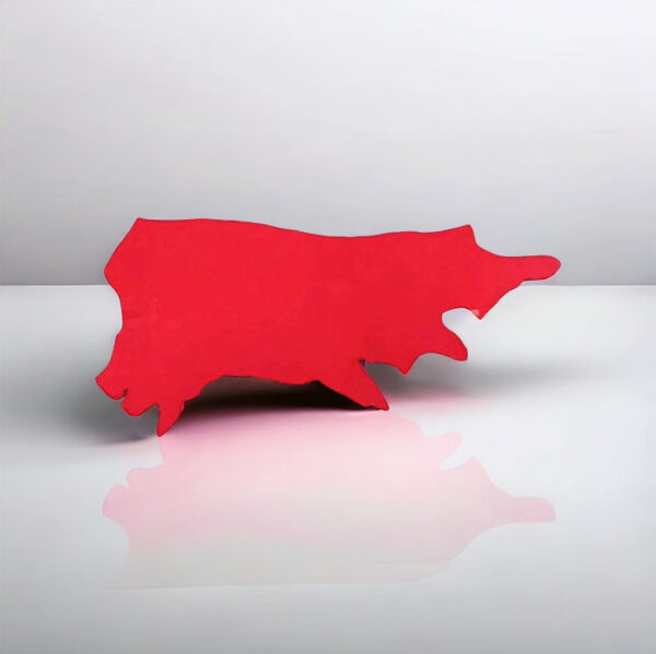 Biker Flame Red, Print Assisted Leather Cow Side: (1.2-1.4mm 3oz) 29 - Image 2