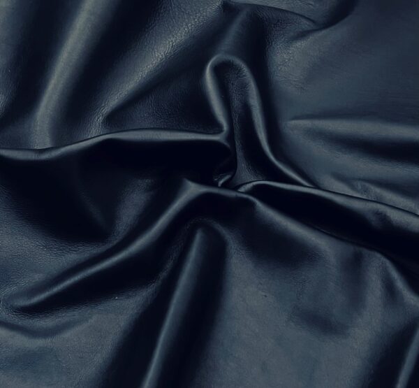 Krypton Excell Navy : Milled Leather Cow Side with Smooth Grain, 1.2-1.4mm (Ex Pittards Stock) - Image 3