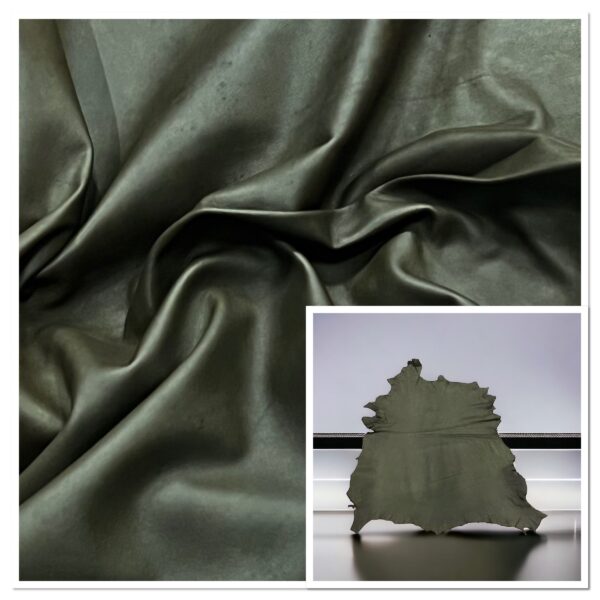 Pittards Gloving Leather Bayleaf : 0.6mm Water Resistant Lambskin (Ex Pittards Stock)