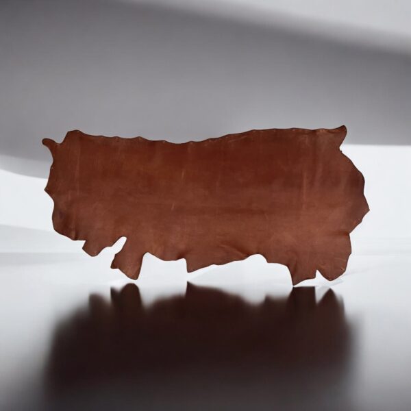 Brown Grizzly-Veg Sides : Vegetable Tanned Leather Cow Sides 2.4-2.6mm (Ref-gh.eol) - Image 2
