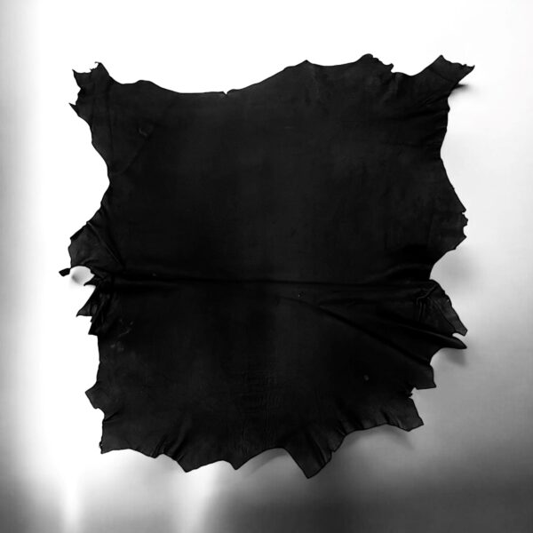 Helmet-Lining Black : Goat Leather: 0.9mm (Ex Pittards Stock) HelmetLining.9mmBlackB - Image 2