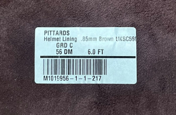 Helmet-Lining Brown : Goat Leather: 0.85mm (Ex Pittards Stock) HelmetLining.85mm BrownC - Image 4
