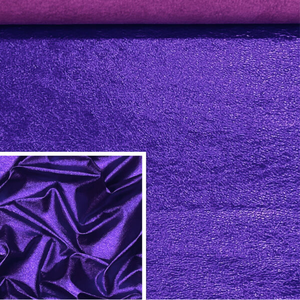 Lavender, Metallic Foiled Leather Pig Skin : (0.6-0.7mm 1.5oz) 15 - Image 2