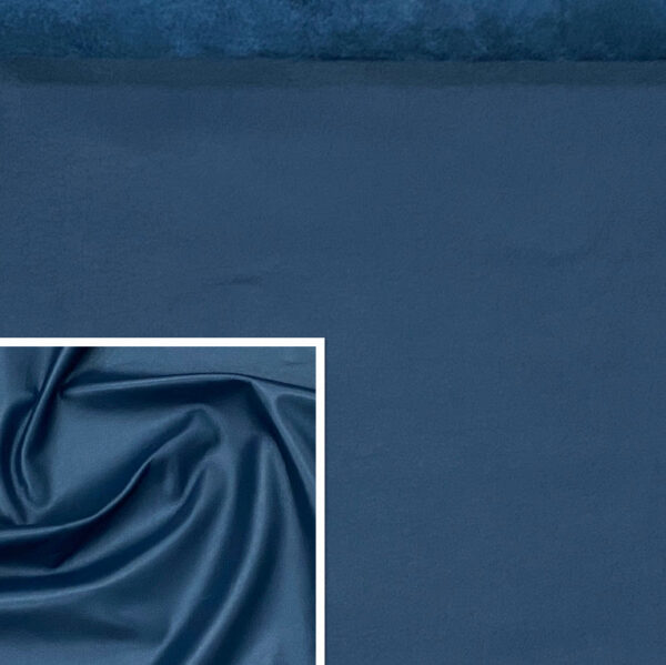 Valencia Navy, Leather Lambskin : Italian Lamb Nappa (0.6-0.7mm 1.5oz) 10 - Image 2