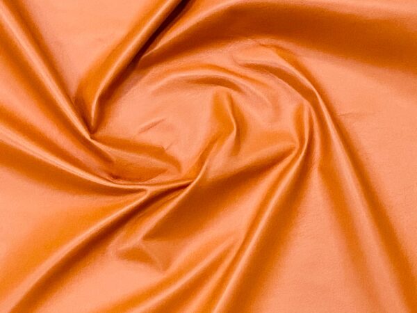 Valencia Orange, Leather Lambskin : Italian Lamb Nappa (0.6-0.7mm 1.5oz) 10 - Image 4