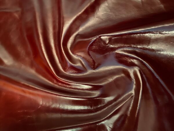 Canada Burgundy, Natural Grain Glazed Leather Cow Hide : (0.9-1.0mm 2.5oz) 25 - Image 3