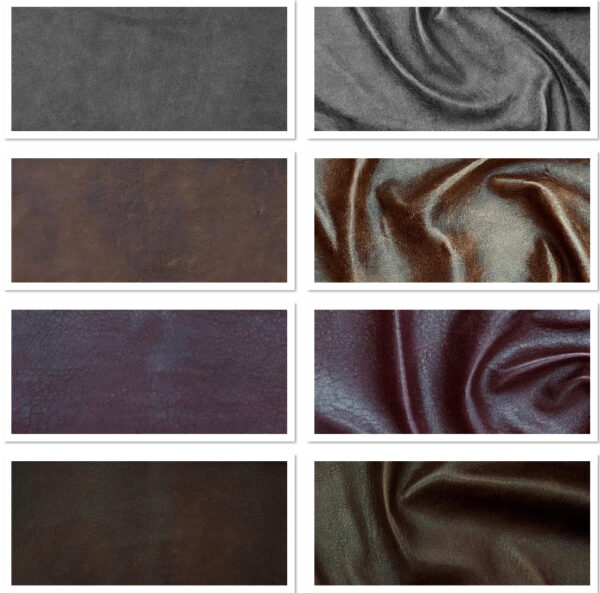 Antique Burgundy, Distressed Leather Lambskin : (0.7-0.8mm 2oz) 8 - Image 4