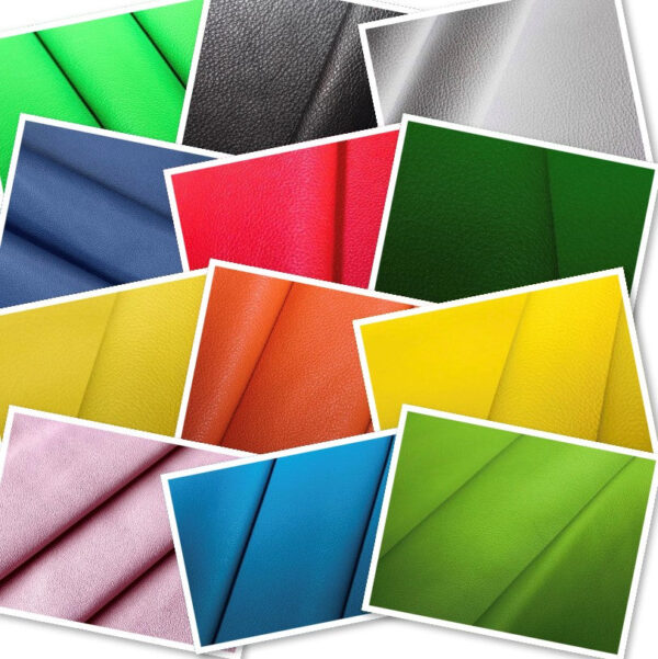 Lightweight Biker Black Print Assisted Leather Cow Hide : (0.9-1.1mm 2oz) This Hide Is Perfect for Leather Garments, Leather Jackets, Leather Crafts, Leather Bags. - Image 5
