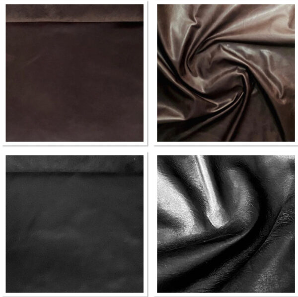 Oily Black, Full Grain Leather Cow Hide : (0.9-1.1mm 2.5oz) 22 - Image 8