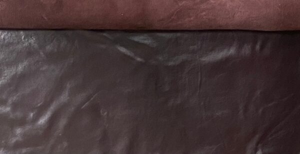 Smooth Grain Aniline Shiny Brown Cow Hide (Ref-gh.eol) - Image 2