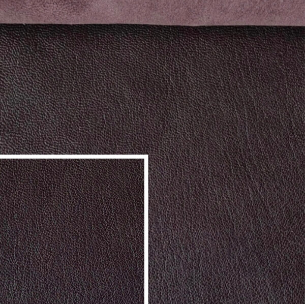 Goat Nappa Dark Brown (0.7-0.8mm) : Perfect For Leather Crafts, Leather Bookbinding & Leather Accessories.