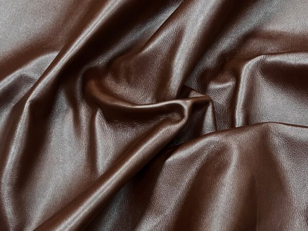 Iroko Wood : Subtle Printed Grain Leather Cow Side : 1.2-1.4mm (Ex Pittards Stock) - Image 3