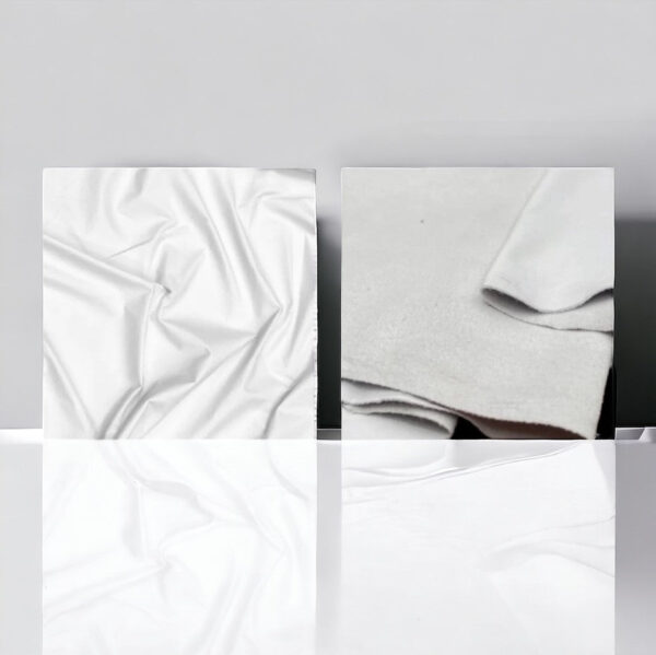 White, Japanese Plonge Leather Cow Side : (0.5-0.6mm 1.5oz) 32 - Image 3