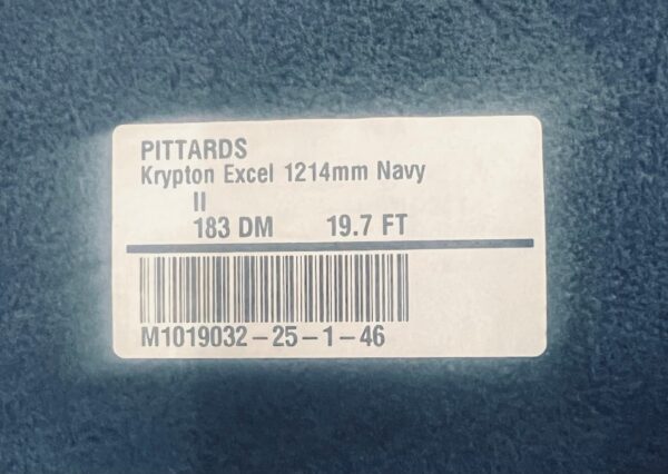 Krypton Excell Navy : Milled Leather Cow Side with Smooth Grain, 1.2-1.4mm (Ex Pittards Stock) - Image 4