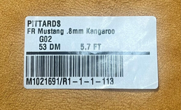 Pittards Mustang Kangaroo : Lamb Suede 0.8mm (Ex Pittards Stock) Mustang.8mmKangarooA - Image 4