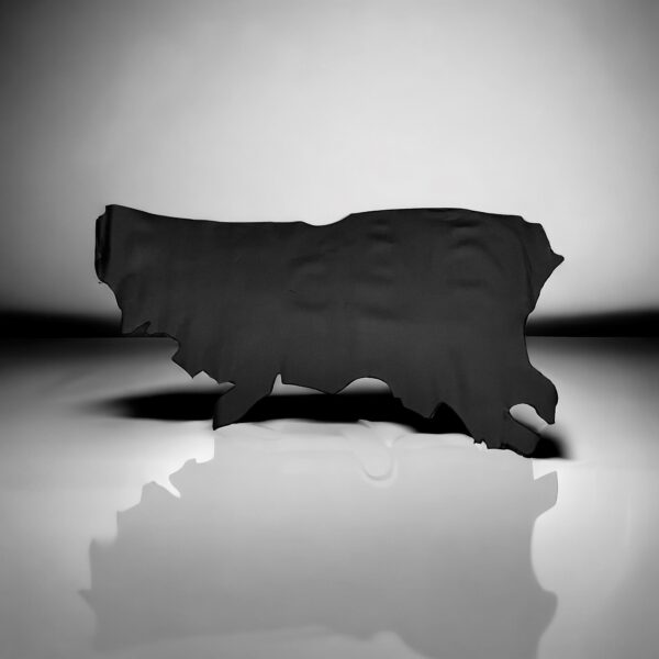 M-Spec Black : Lightly Printed Leather Cow Side : 1.2-1.4mm (Ex Pittards Stock) - Image 2
